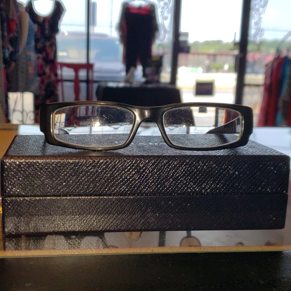 Prada black framed glasses